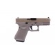 Страйкбольный пистолет WE Glock 19 Gen. 5 TAN, металл, GBB, газ, сменные накладки